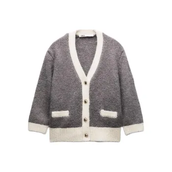 ZARA Knitwear Women's Gray