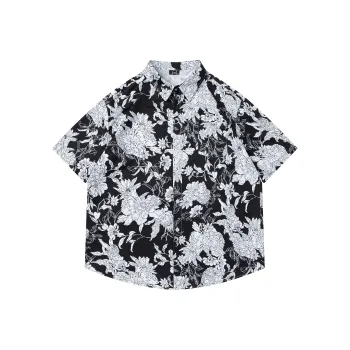 BEAR UNION Shirt Women's Black White