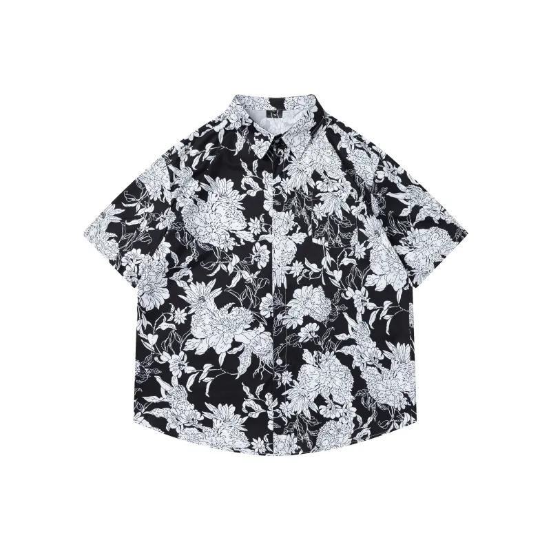 BEAR UNION Shirt Women's Black White-0