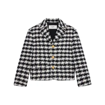 CELINE Jackets & Coats Women's Black White