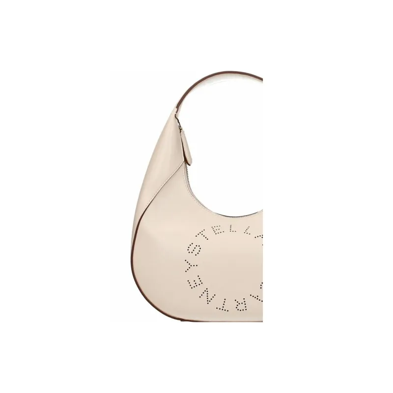 Stella McCartney PU Shoulder Bag Small Size Women's White-3
