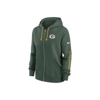 Nike Green Bay Packers Phoenix Women's Nike Nfl Full-Zip Hoodie