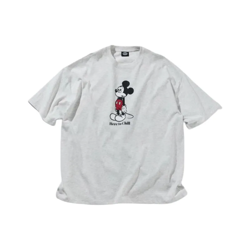 Disney X FREAK'S STORE T Shirts Unisex Gray-0
