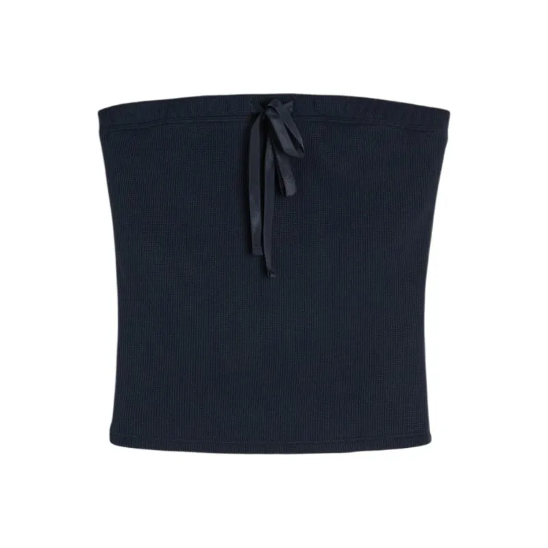 Hollister Strapless Top Women's Marine Blue-0