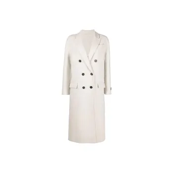 Brunello Cucinelli Coats Women's Ecru