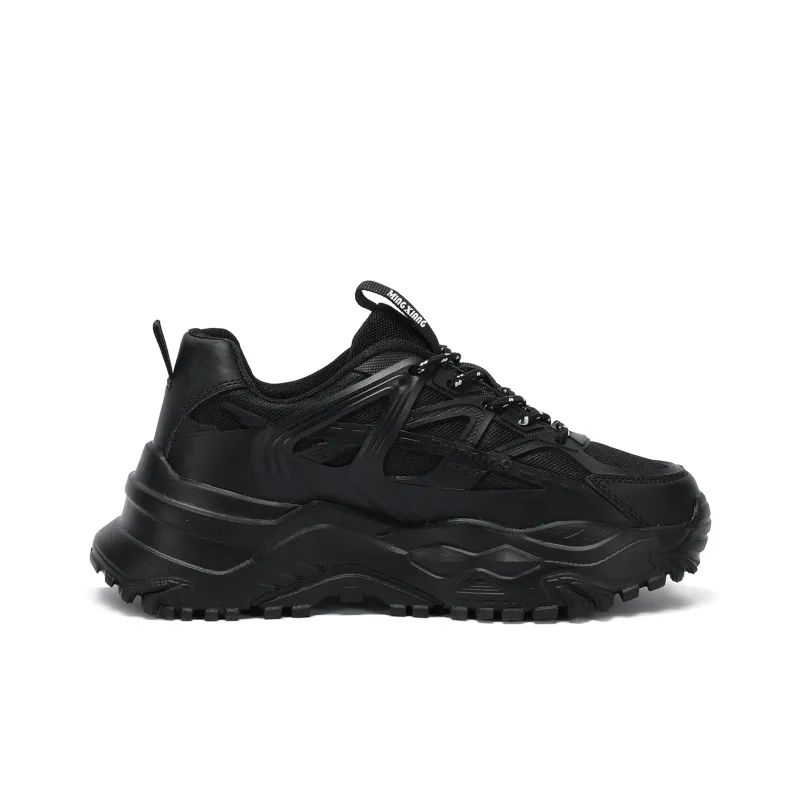 Singing Abrasion Resistant Lightweight Height Increasing Low Top Chunky Sneakers Unisex-19