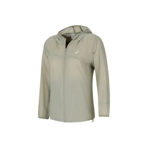 Asics Jackets Women's Gray