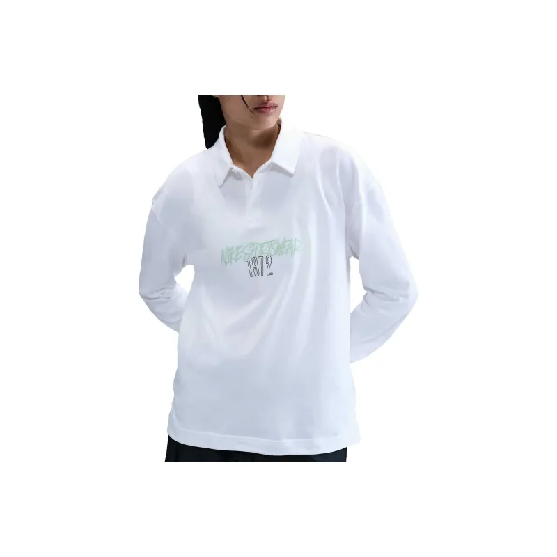 Nike Sportswear Essentials Series Polo Shirt Women's White-0