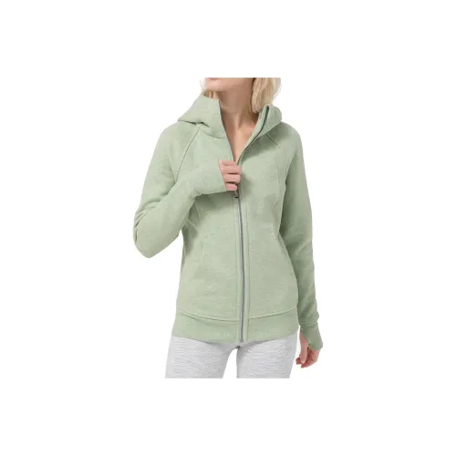 Stone Scuba Long jackets Coats Women's Multicolor Light Cream Green