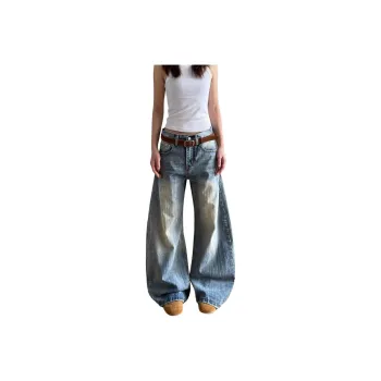 FOMOCE Jeans Unisex Blue