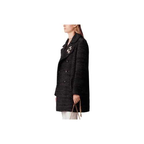 CHANEL Coats Women's Black
