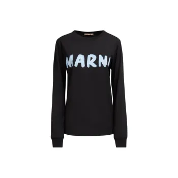 MARNI Logo Printed Crewneck T Shirt