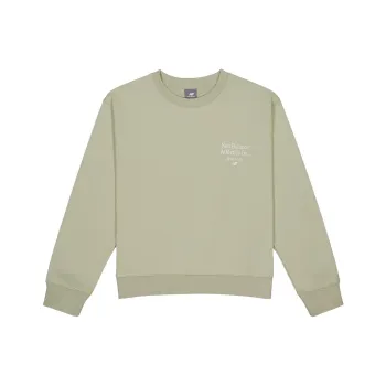 New Balance NBX Crew Neck Sweat Sweatshirt Women's Olive