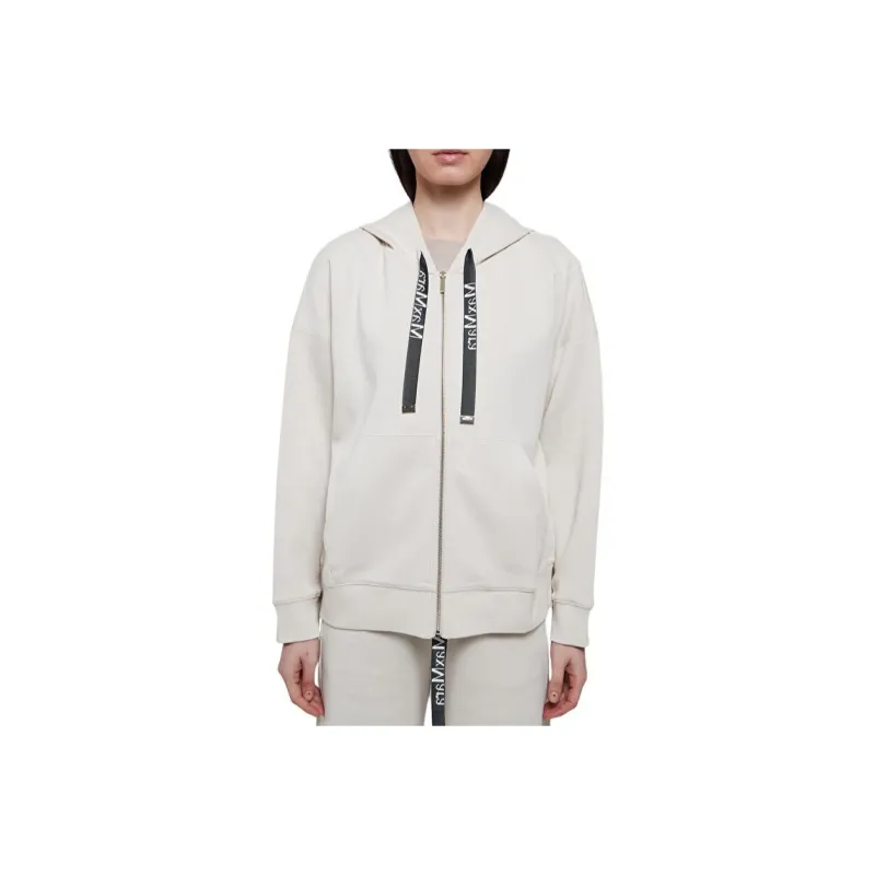 'S MAX MARA Jersey Zip up Hoodie-0