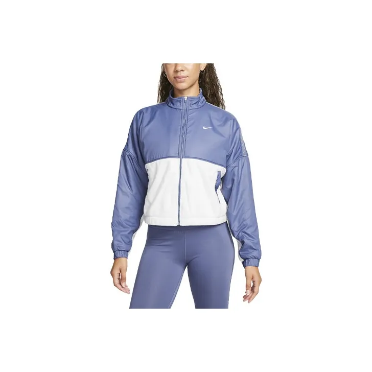 Nike Therma-FIT One Jackets Women's Blue With White Lettering-0