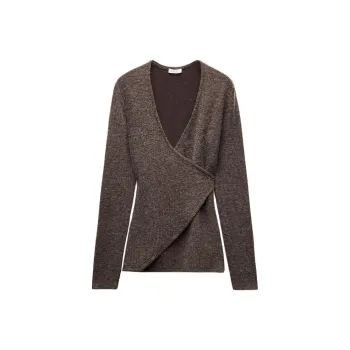 ZARA Knitwear Women's Zebra Print Brown