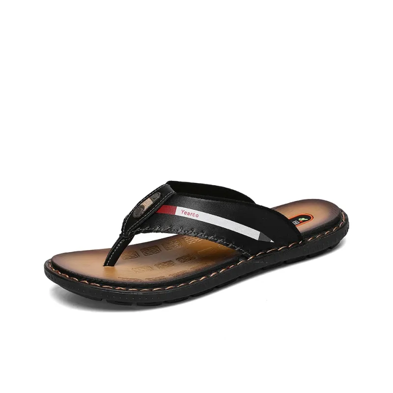Shiozawa Stitching Flip Flops Men's-1