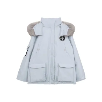 SUNSUNTOWN Down Jacket Women's Mint Blue