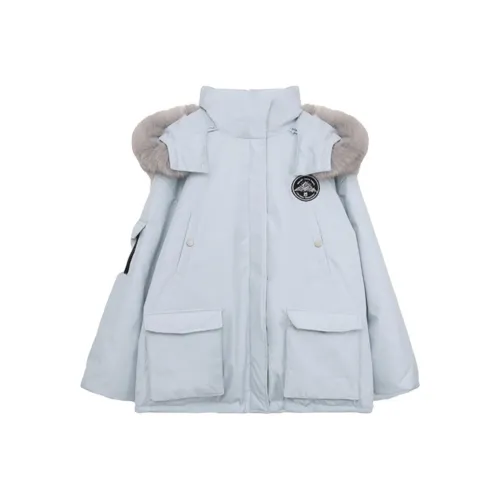 SUNSUNTOWN Down Jacket Women's Mint Blue