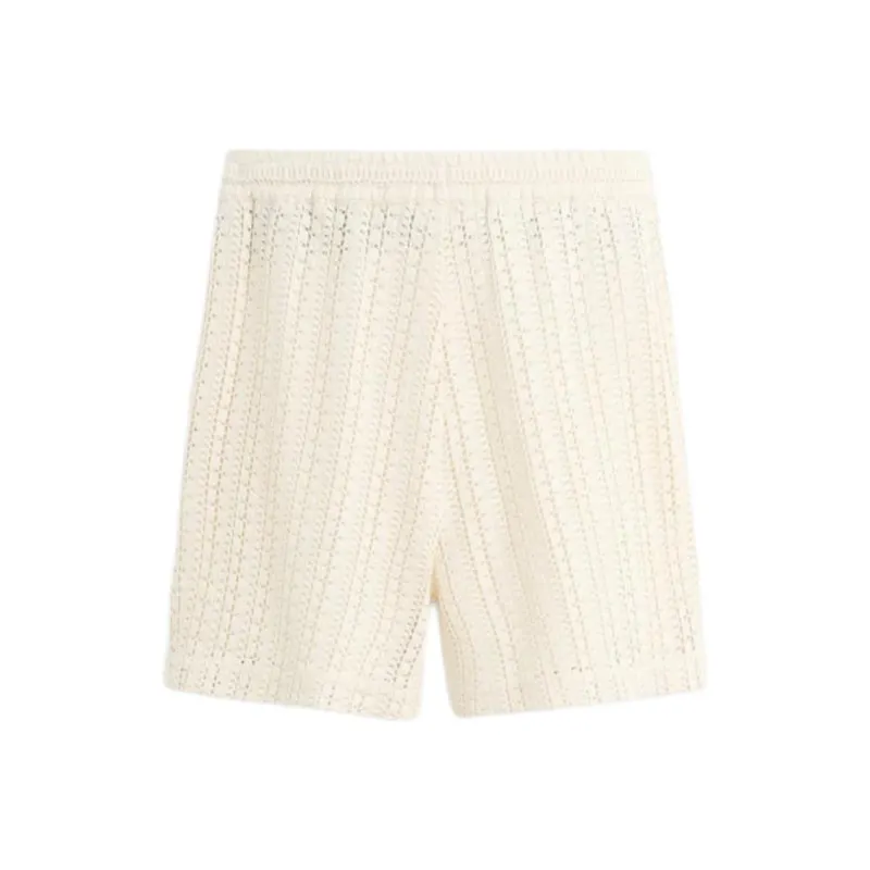 ZARA Casual Shorts Men's Frosted White-1
