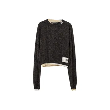 Maison Mihara Yasuhiro Triple layered Glittered Sweater