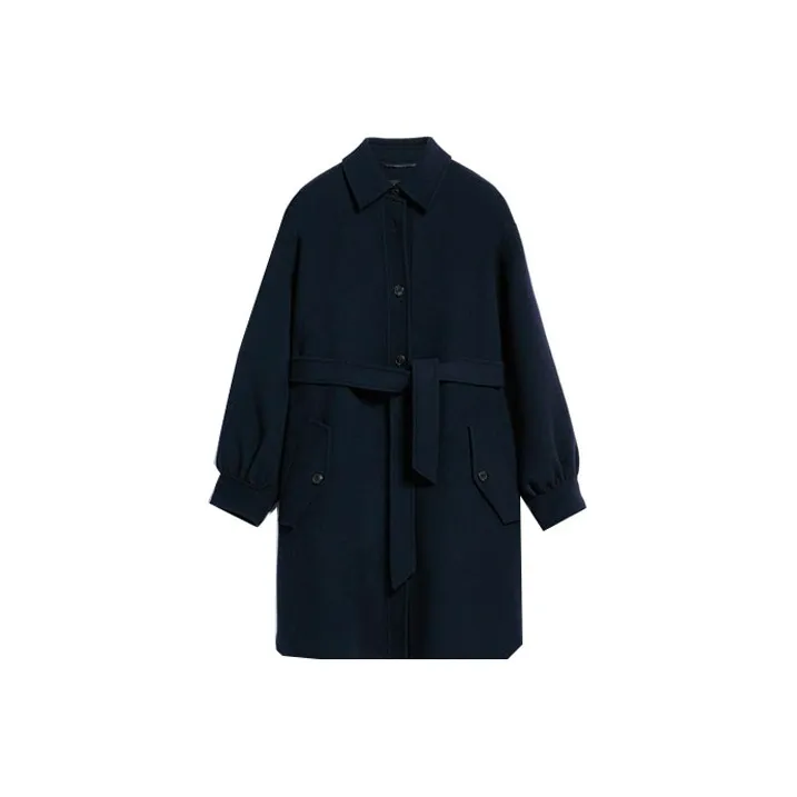 WEEKEND MaxMara Coat Women's Blue-0