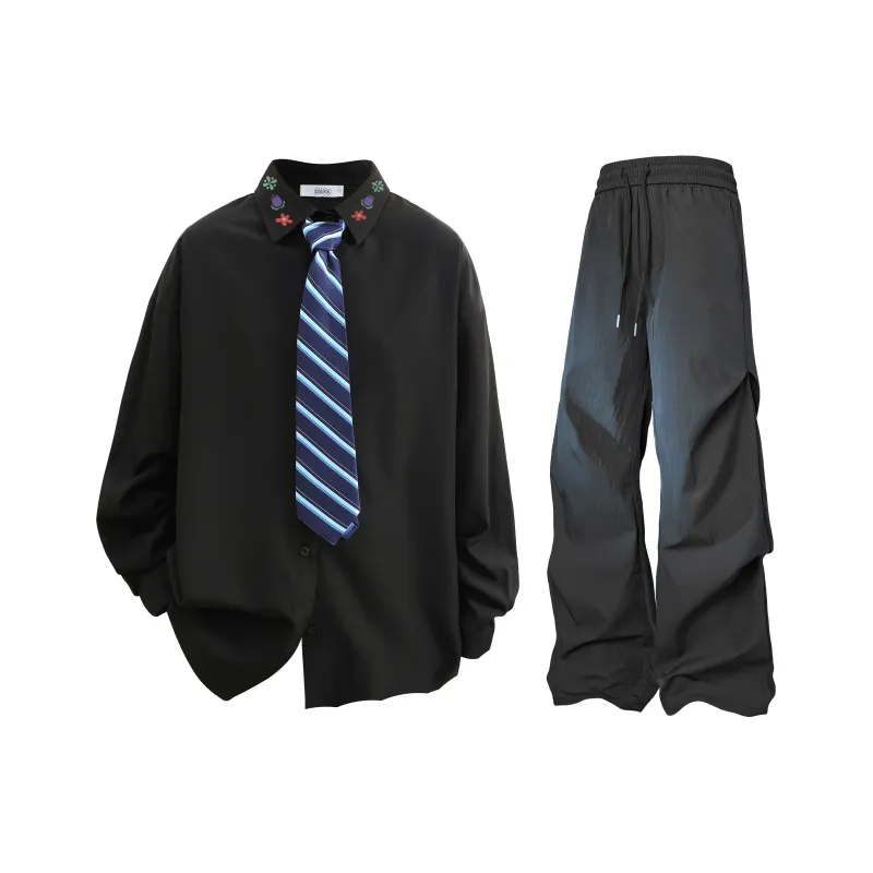 OGEK Casual Sportswear Unisex Black-0