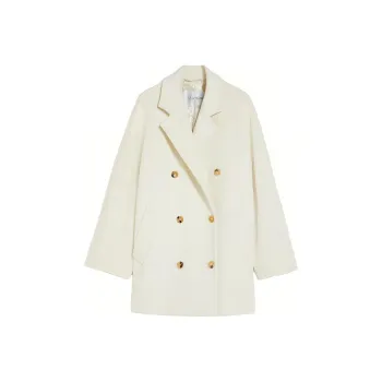 MaxMara Double-Breasted Long-Sleeved Coat