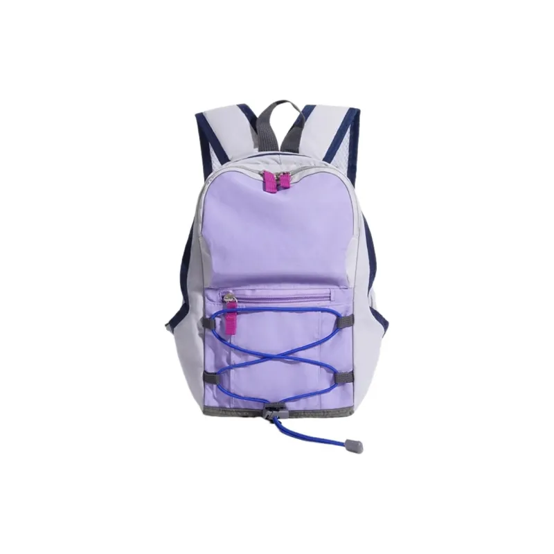 Tonlion Nylon Fabric Backpack Unisex Purple/Blue-8