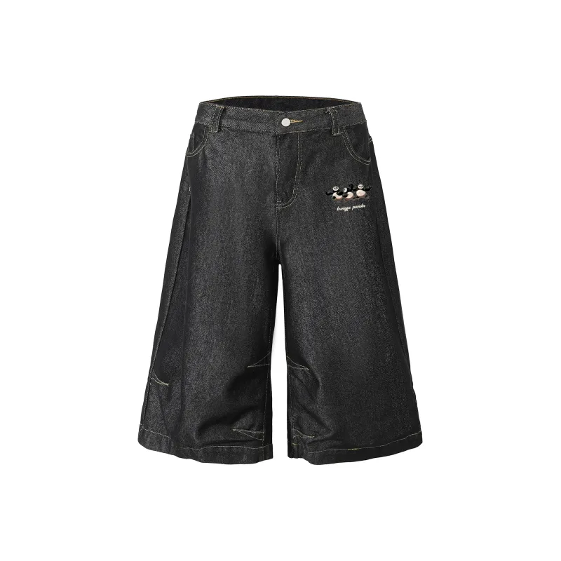 Kung Fu Panda Denim Shorts Unisex-0