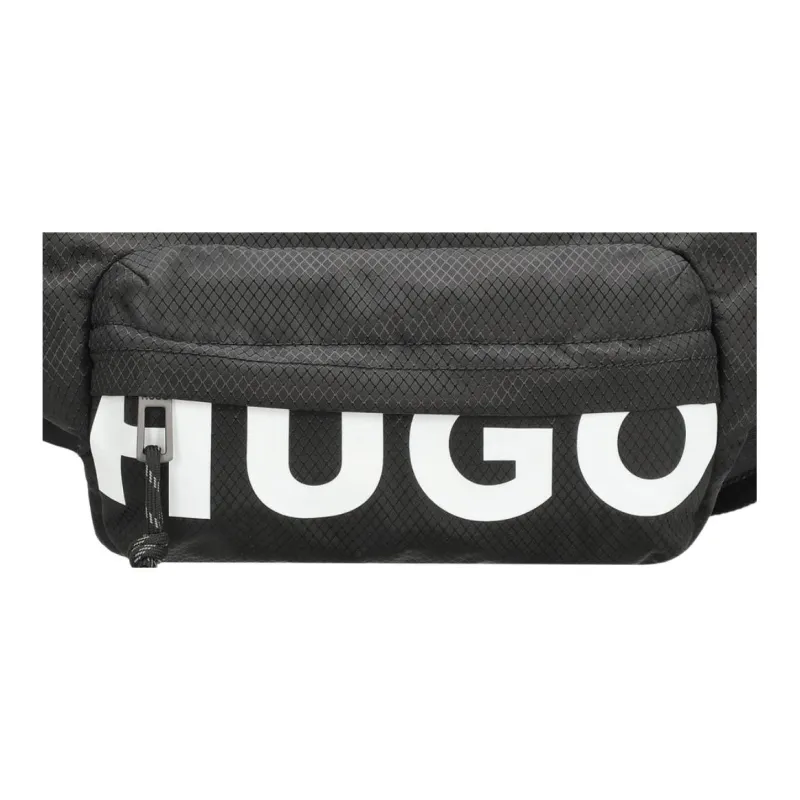HUGO BOSS Recycled Polyester Crossbody Fanny Pack Regular Unisex Black-6