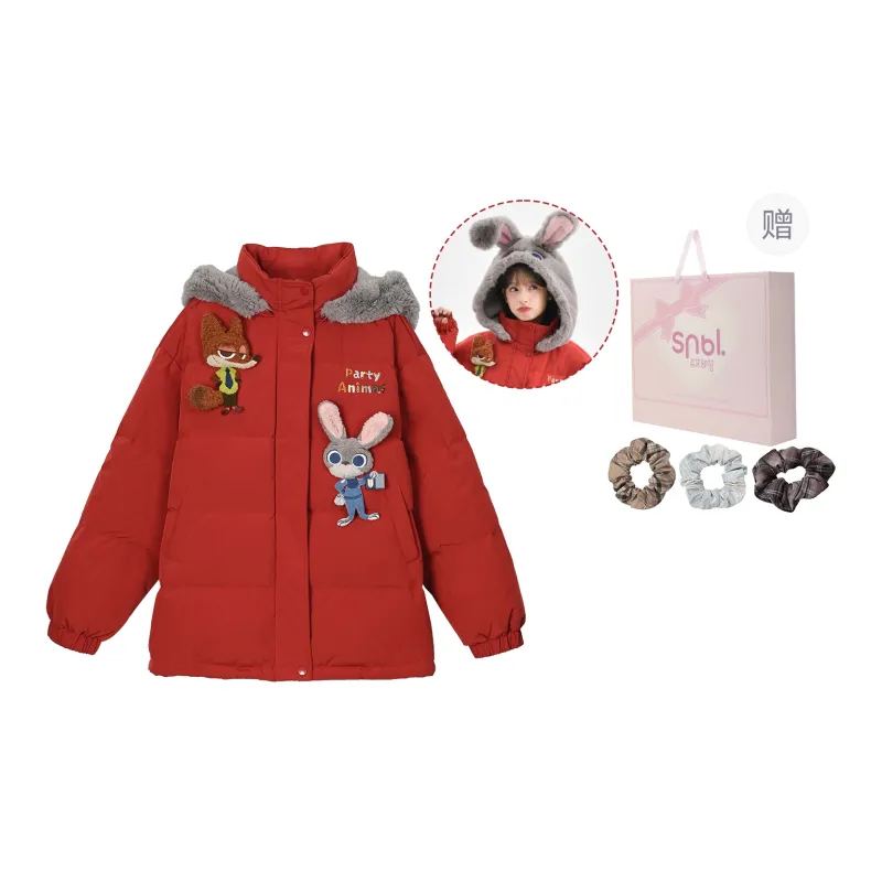 SNBL x Disney Down Jacket Women's Red-0