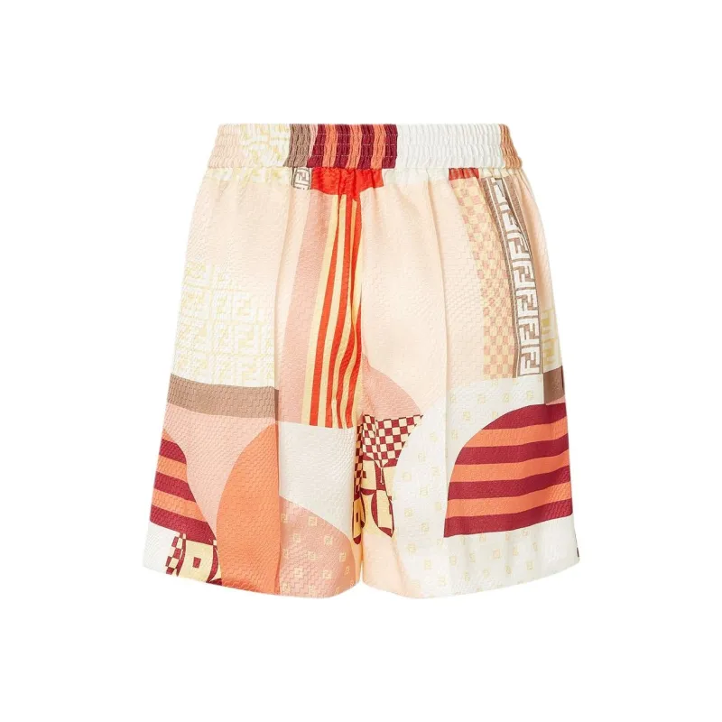 FENDI SS25 Casual Shorts Women's Pink-1