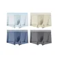 Graphite Teal+Tea Umber+Ink Blue+Ink Cloud Gray[120S Cool Ice Silk 10A Antibacterial]