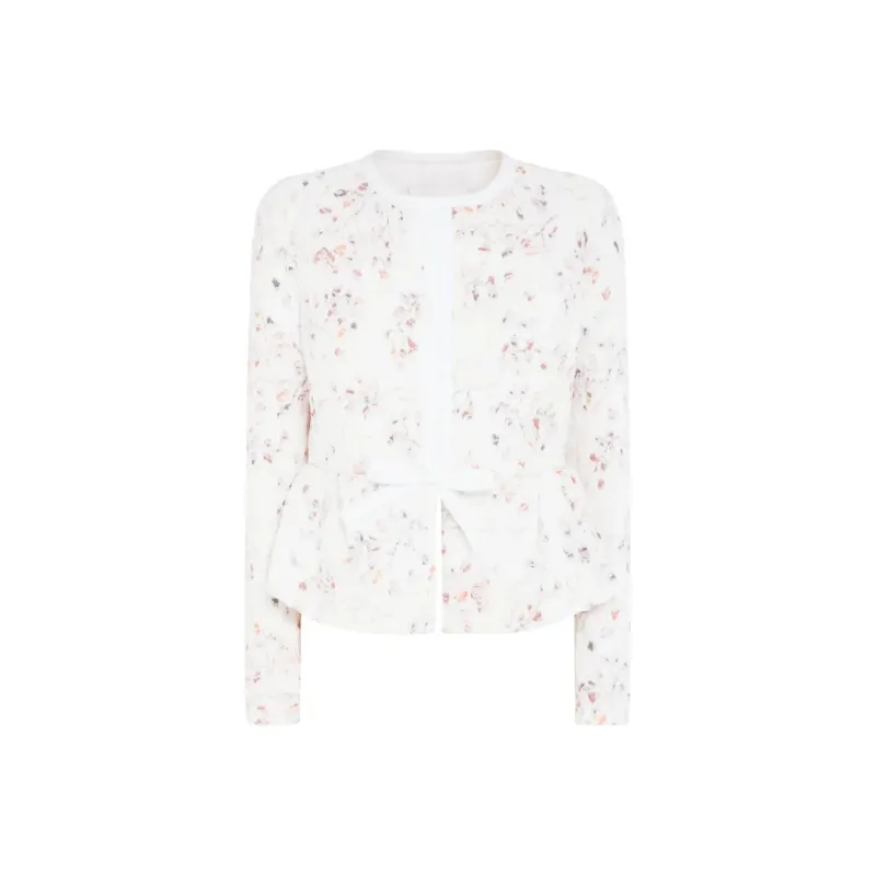 Giambattista Vall Floral print Silk Jacket-0