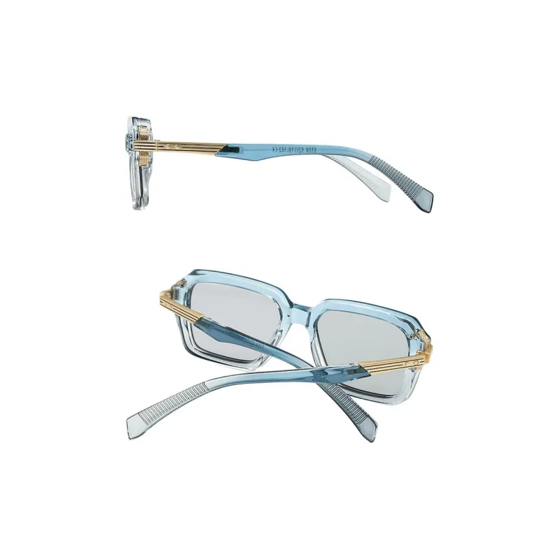 JEANSWEST Metal Square Sunglasses Unisex-2