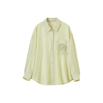 SENTUBILA Shirt Women's Tender Shoot Yellow