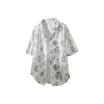 BRYAN JIMENEZ Shirts Unisex Gray White