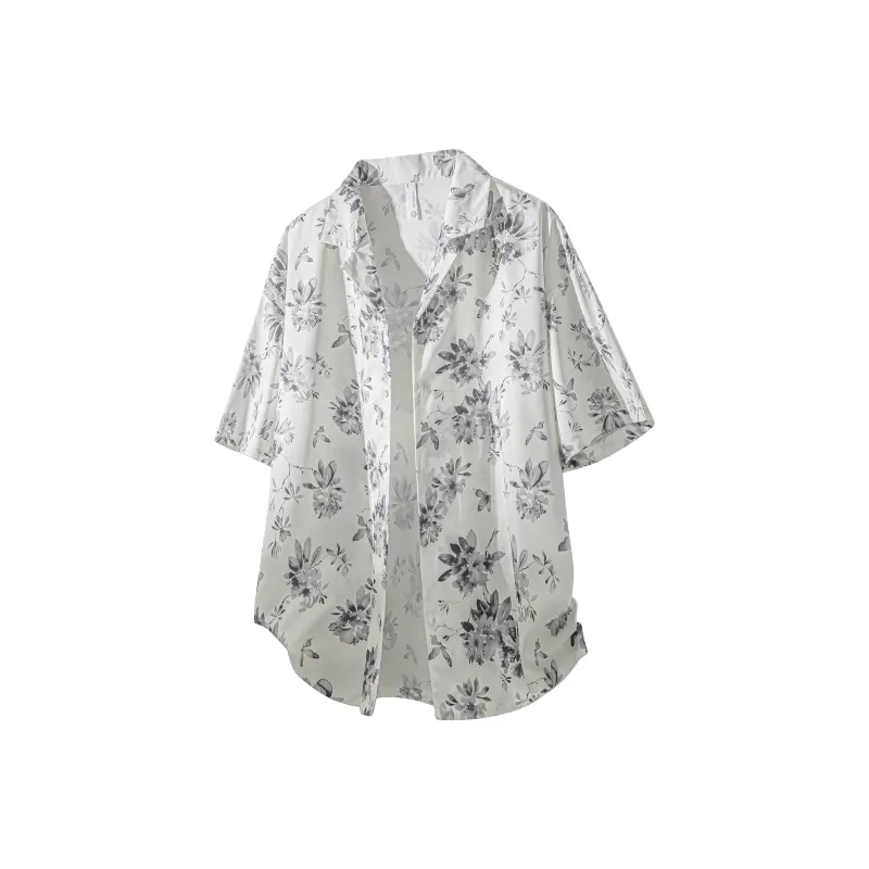 BRYAN JIMENEZ Shirts Unisex Gray White-0