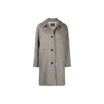 A.P.C Coats Women's Gray