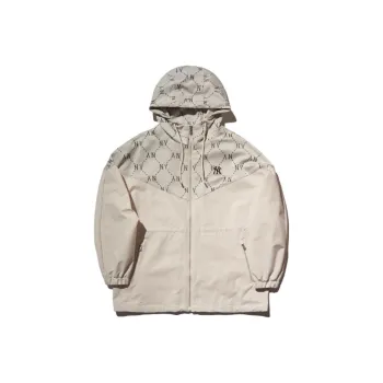 MLB New York Yankees Old Flower Jackets & Coats Women's Dark Cream