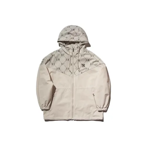 MLB New York Yankees Old Flower Jackets & Coats Women's Dark Cream