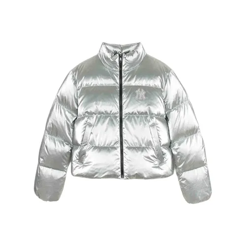 MLB Basic New York Yankees Down Jacket Women's Silver
