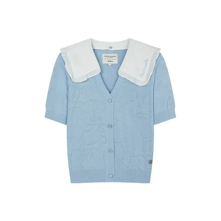 Teenie Weenie Knitwear Women's Light Blue-0
