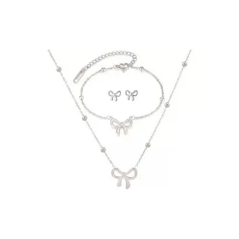 J&KINGLAY Titanium Steel Necklaces Women's