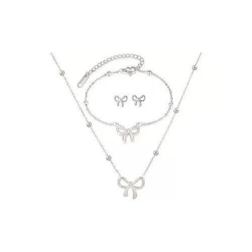 J&KINGLAY Titanium Steel Necklaces Women's