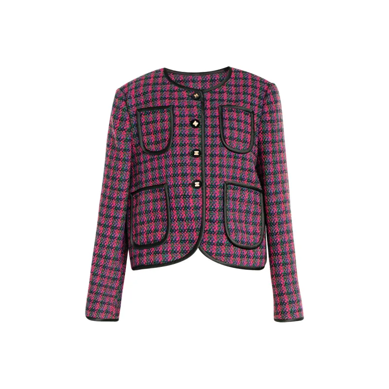 ROEYSHOUSE Jackets Coats Women's Plaid-0