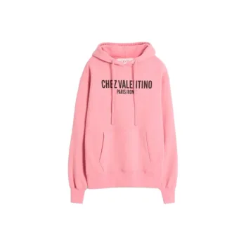 Valentino Logo Printed Drawstring Hoodie