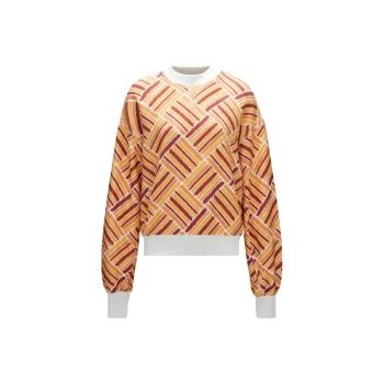 Perfect Moment Eularia Geometric print Cotton Sweatshirt
