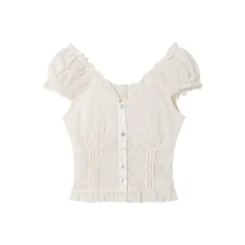 FLIM Chiffon Shirt Women's White